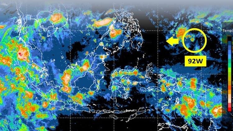 Bibit Siklon Tropis 92W Terdeteksi di Utara Papua, Waspadai Dampaknya