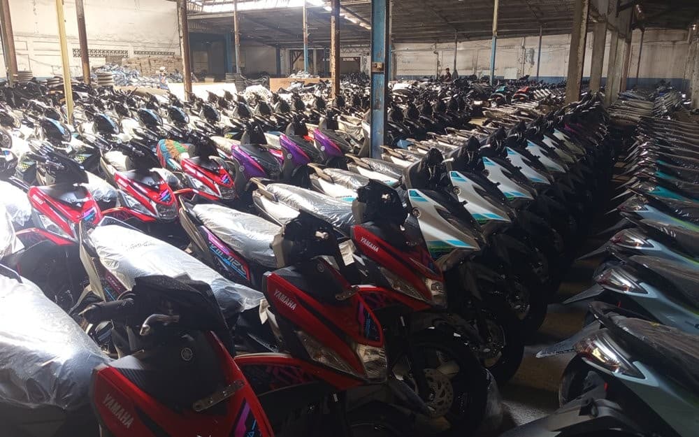 Ribuan Motor di Gudang Jaksel Ilegal, Dibeli Pakai KTP Orang Lain