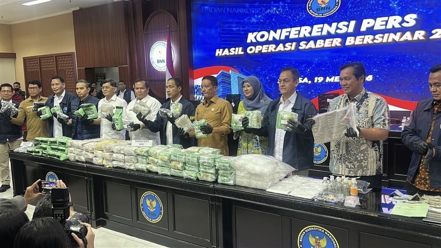 Sejak Awal 2026, Bea Cukai dan Aparat Berhasil Cegah Peredaran 3,4 Ton Narkotika