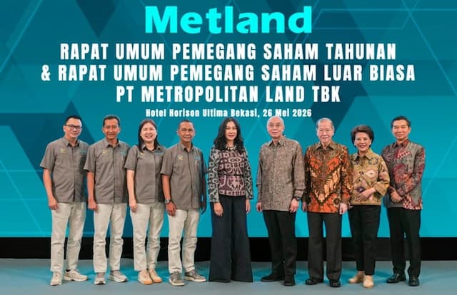 Metland (MTLA) Sebar Dividen Tunai Rp74,2 Miliar, 18 Persen dari Laba Bersih