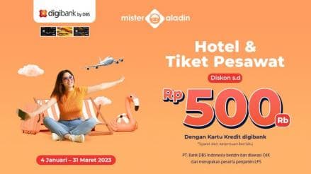 Tiket Pesawat dan Hotel Diskon hingga Rp500.000, Cek Promonya di Sini