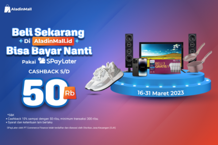 Mantap, Belanja di AladinMall Kini Bisa Bayar Pakai Shopee Paylater