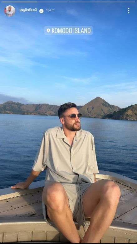 Pemain Timnas Argentina Berlibur ke Pulau Komodo usai Bertanding dengan Indonesia