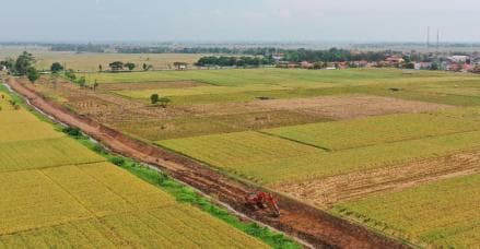 Gelontorkan Rp14,52 Miliar, Waskita Beton (WSBP) Rehabilitasi Jaringan Irigasi Salamdarma