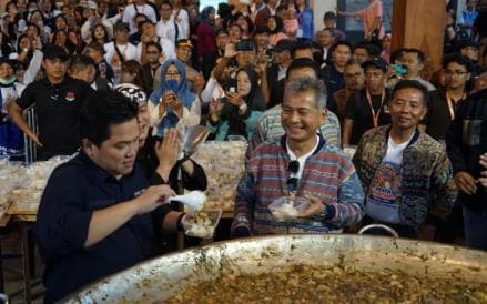 Pesta Rakyat Simpedes BRI di Jatim Libatkan Ratusan UMKM, Erick Thohir: Pestanya Orang Mau Sukses