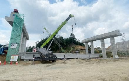 Pengiriman PC-I Girder WSBP untuk Jalan Tol di IKN Capai 100 Persen