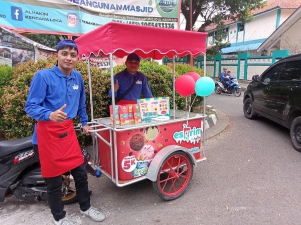 Inovasi Baru, TEGUK (TGUK) Luncurkan Program 1.000 Gerobak Eskrim Keliling