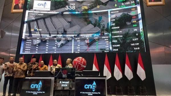 Resmi Melantai di Bursa, Harga Saham Citra Nusantara (CGAS) Dibuka Naik 24,85 Persen