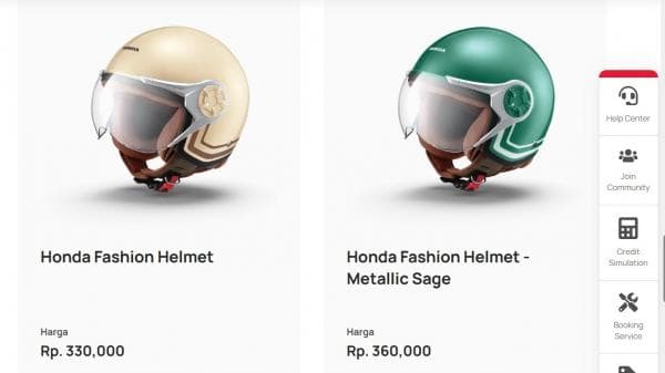Biar Matching dengan Motor, Helm Honda Stylo 160 Dijual Rp300 Ribuan