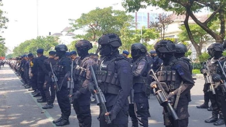 4.562 Polisi Kawal Demo di Jakarta Hari Ini