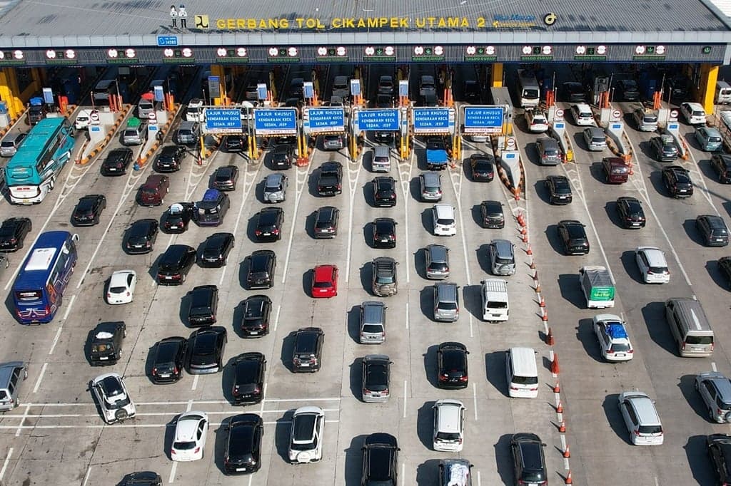 311.545 Kendaraan Tinggalkan Jabotabek saat Libur Tahun Baru 2026, Ini Sebarannya