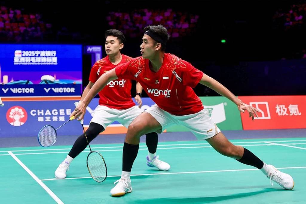 Leo/Bagas Panas! Termotivasi Usai Fajar/Fikri Rajai China Open, Targetkan Juara Dunia!