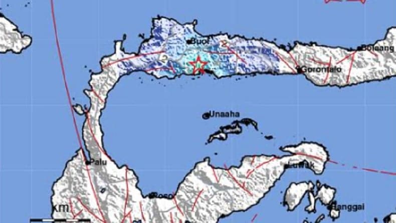 Gempa Bumi Terkini Magnitudo 4,6 Guncang Buol Sulteng