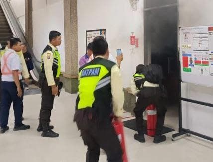 Ruangan di Stasiun Medan Kebakaran, KAI Pastikan Layanan Tetap Normal