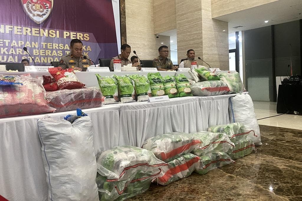 Bareskrim Tetapkan 3 Bos Food Station Tersangka Kasus Beras Oplosan, Salah Satunya Dirut