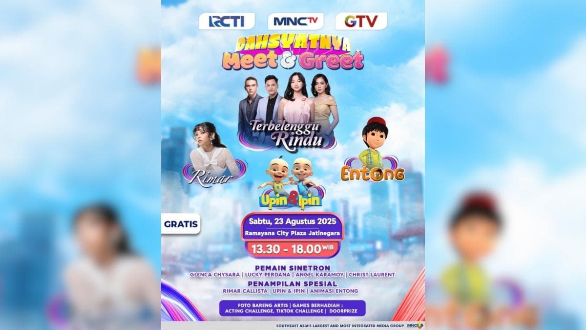 Warga Jatinegara Siap-Siap Ketemu dengan Glenca Chysara hingga Lucky Perdana di Dahsyatnya Meet and Greet Terbelenggu Rindu
