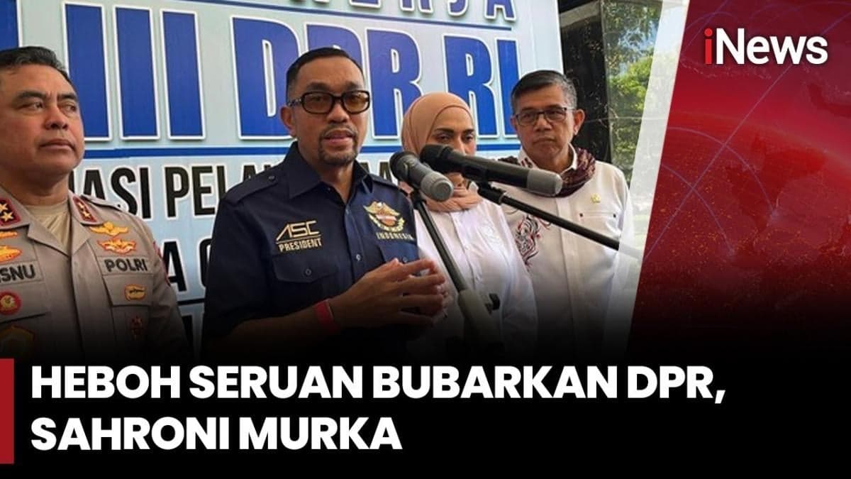 Panas! DPR Didesak Bubar, Sahroni Murka