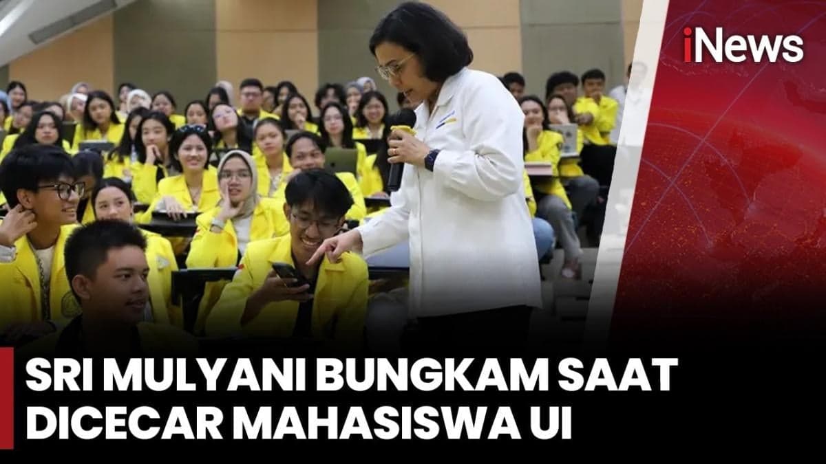 Viral Sri Mulyani Diam Seribu Bahasa saat Dicecar Mahasiswa soal Polemik Pajak!