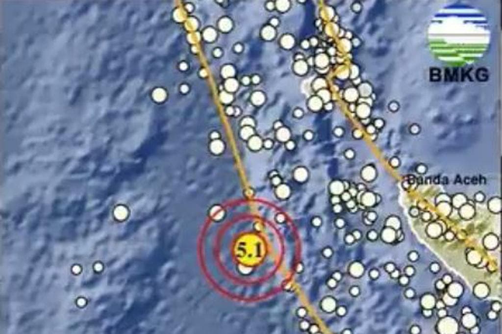 Gempa Terkini Magnitudo 5,1 Guncang Calang Aceh Jaya