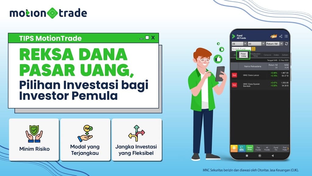 Tips MotionTrade: Reksa Dana Pasar Uang, Pilihan Investasi bagi Investor Pemula
