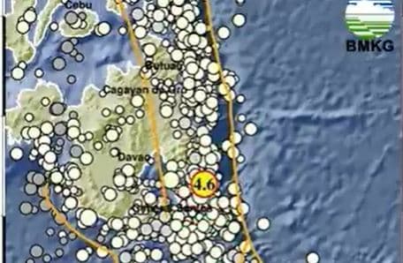 Pusat Gempa Hari Ini 2 Menit yang Lalu Guncang Melonguane, Cek Magnitudonya