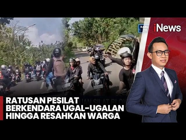 Bubarkan Konvoi Perguruan Silat yang Blokade Jalan, Polres Tuban Amankan 39 Pemuda  