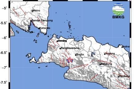 Analisis BMKG Ungkap Penyebab Gempa M 3,2 Guncang Sukabumi