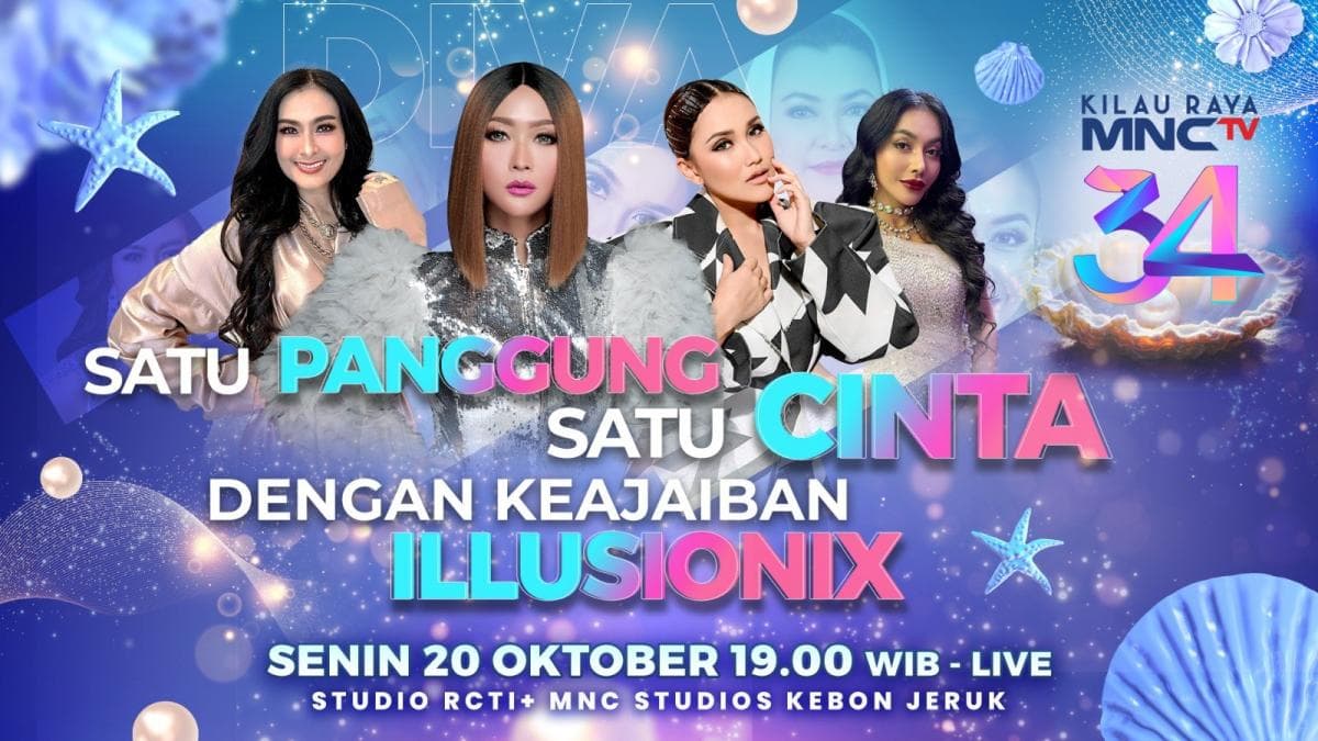Satu Panggung Ribuan Cinta, Pertama Kalinya 4 Diva Dangdut Berkolaborasi Bersama Keluarga di HUT MNCTV Ke-34 Satu Panggung Ribuan Cinta, Pertama Kalinya 4 Diva Dangdut Berkolaborasi Bersama Keluarga di HUT MNCTV Ke-34
