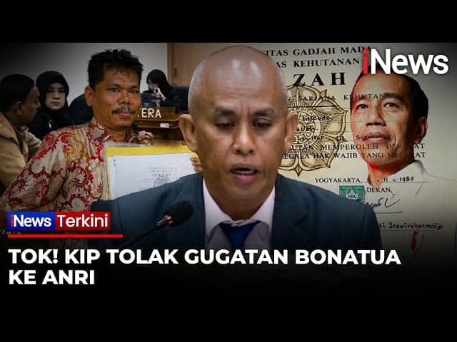 KIP Tolak Permohonan Sengketa Ijazah Jokowi yang Diajukan Bon Jowi