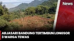 3 Warga Tertimbun Longsor di Bandung, Pencarian Terkendala Tanah Masih Bergerak