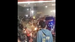 Truk Terbakar saat Antre BBM di SPBU Aceh Tenggara, Warga Panik Berhamburan