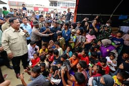 Prabowo Kunjungi Lokasi Terdampak Banjir di Aceh Tamiang, Datang sesuai Janji!