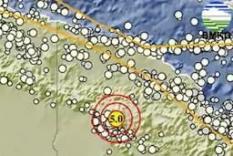 Gempa Hari Ini M 5,0 Guncang Bovendigoel Papua Kedalaman 10 Km
