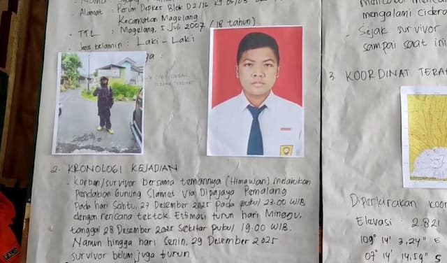 Identitas Pendaki Hilang 6 Hari di Gunung Slamet, Safiya Ridan asal Magelang