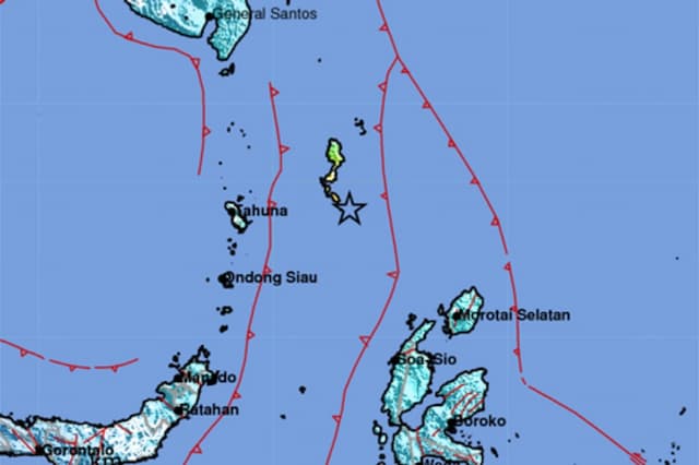 Gempa Terkini Guncang Melonguane Sulut, Cek Magnitudonya