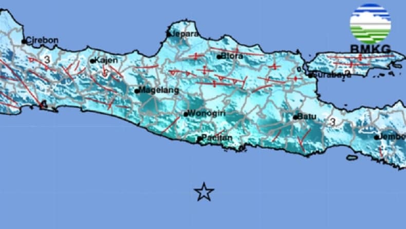 Gempa Bumi Magnitudo 6,4 Guncang Pacitan, Getaran Terasa hingga Jateng dan DIY 