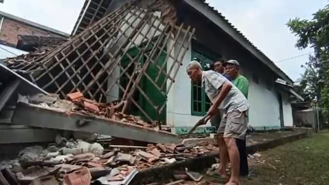 Update Dampak Gempa Bumi 6,4 Pacitan, 5 Rumah Rusak 1 Orang Tewas