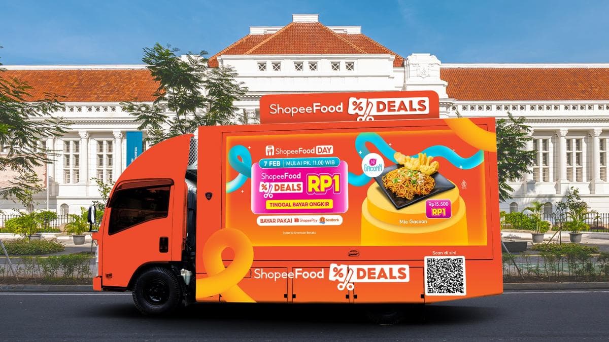 ShopeeFood Deals Februari: Mie Gacoan Rp1, Live Streaming Keliling Jakarta, dan Giveaway