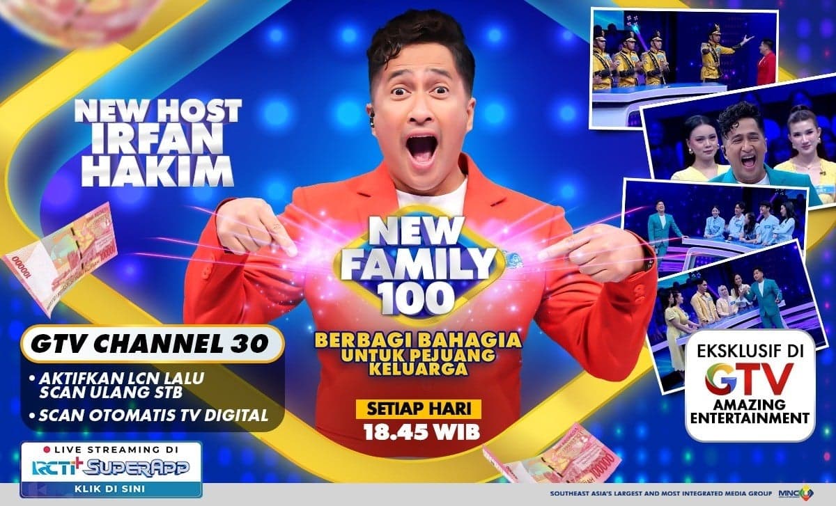 Makin Seru di New Family 100! Irfan Hakim Terus Tebar Hadiah untuk Pejuang Keluarga!