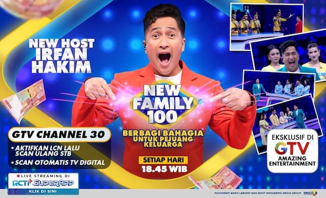 Makin Seru di New Family 100! Irfan Hakim Terus Tebar Hadiah untuk Pejuang Keluarga!