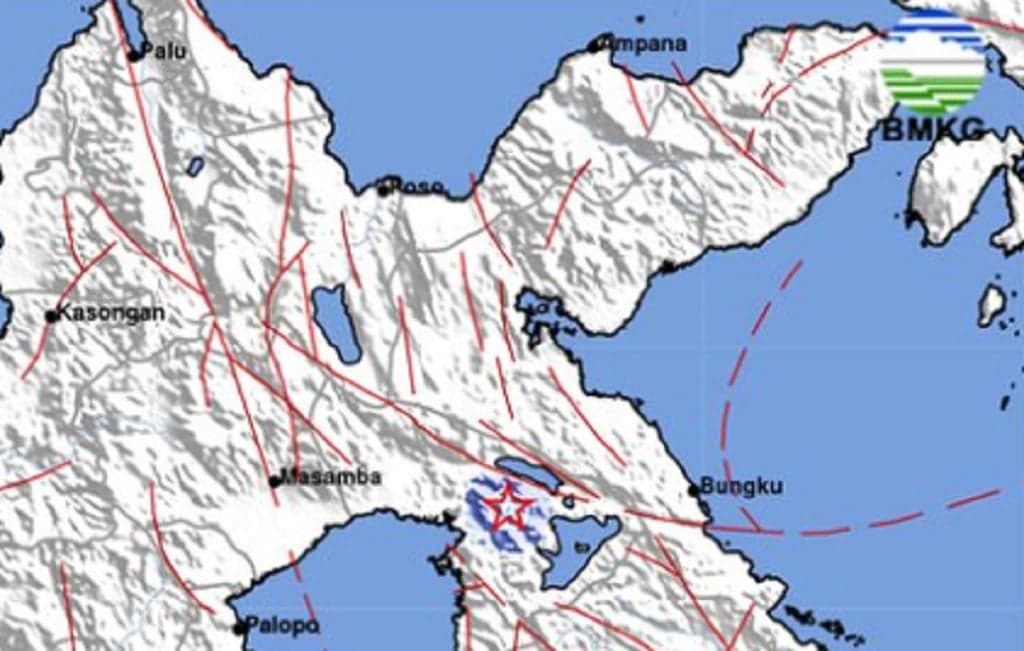 Gempa Hari Ini M 3,3 Guncang Luwu Timur, Berpusat di Darat Kedalaman 2 Km