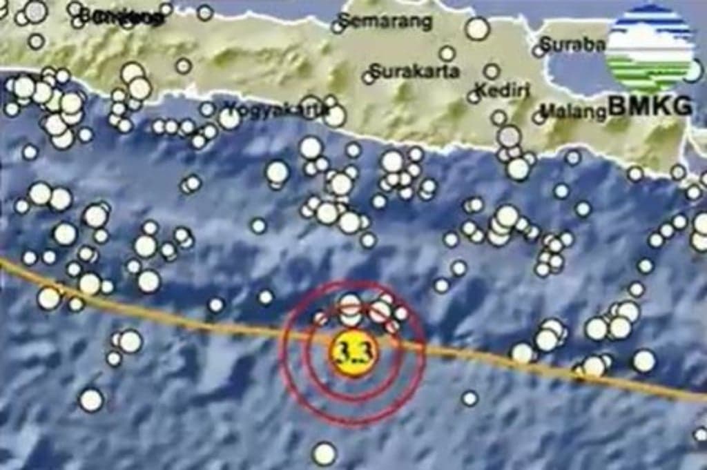 Gempa Hari Ini Magnitudo 3,3 Guncang Pacitan