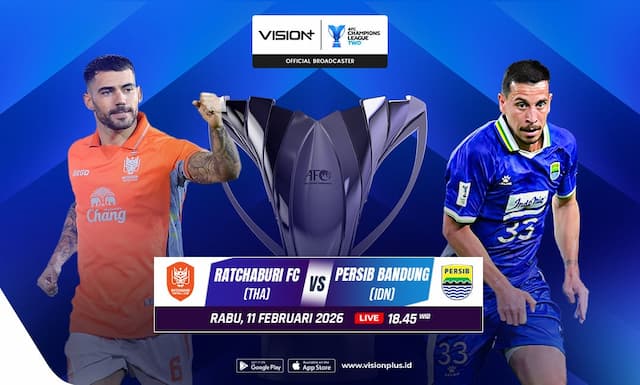 Jadwal dan Link Live Streaming Ratchaburi vs Persib Bandung di AFC Champions League Two 2025-2026