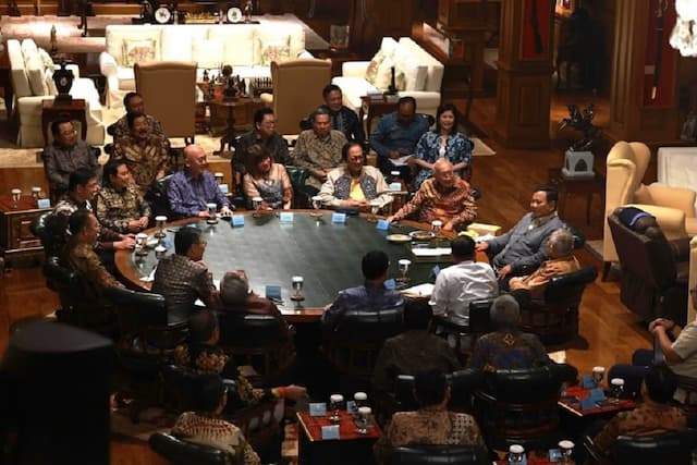 Istana Ungkap Isi Pertemuan Prabowo dan 22 Pengusaha Apindo di Hambalang