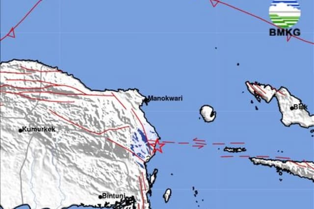 Gempa Hari Ini Guncang Ransiki Manokwari Selatan, Cek Magnitudonya!