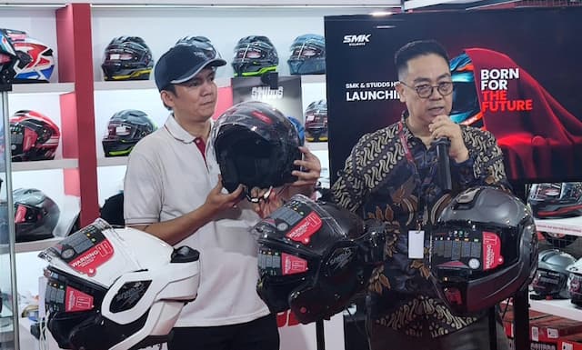 Mejeng di IIMS 2026, SMK Pamer Helm Masa Depan Berdesain Futuristik