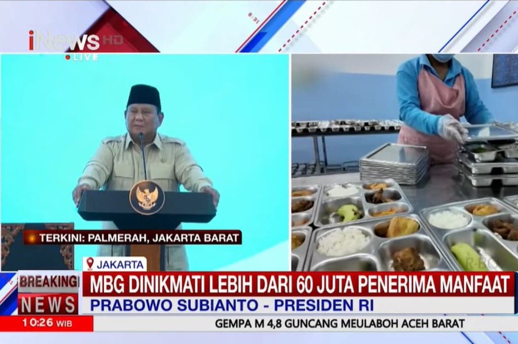 Prabowo Minta KSP Kumpulkan Video Pengkritik Program Makan Bergizi Gratis