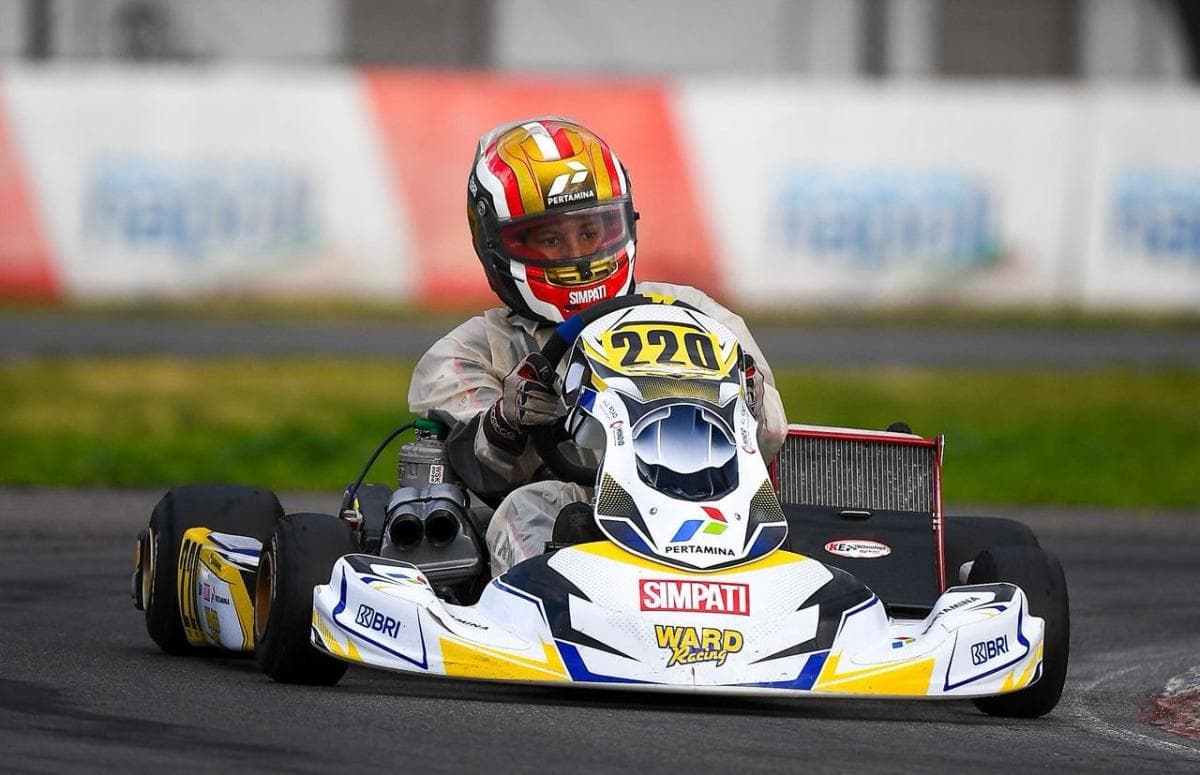 Calon Bintang F1! Pembalap Indonesia Qarrar Firhand Tak Tertandingi di WSK Italia 2026