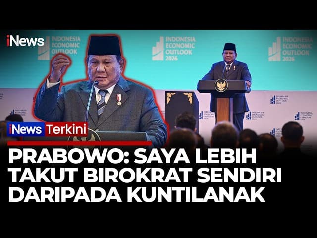 Prabowo Sentil soal Korupsi : Saya Lebih Takut Birokrat Sendiri daripada Kuntilanak