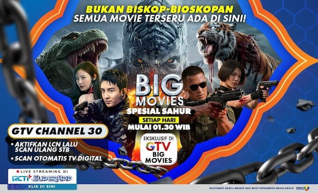 Anti Ngantuk! Sahur Makin Semangat Ditemani Maraton Double Movie di GTV